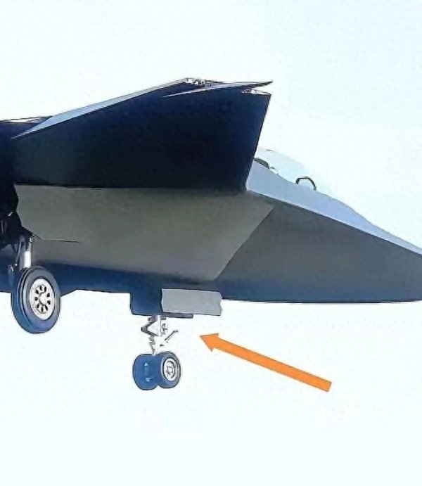 精选期货配资 双前轮间的牵引杆清晰可辨，全球首款六代舰战，沈六代真的能上舰