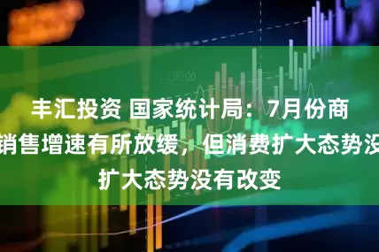 丰汇投资 国家统计局：7月份商品市场销售增速有所放缓，但消费扩大态势没有改变