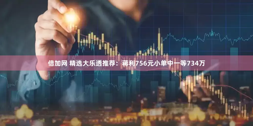 倍加网 精选大乐透推荐：蒋利756元小单中一等734万